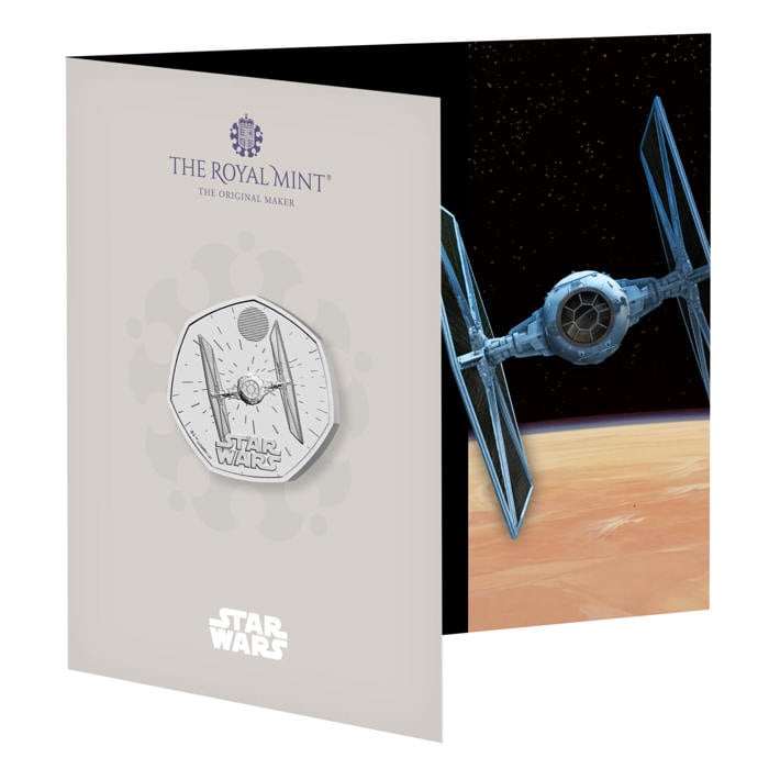 Star Wars TIE Fighter 2024 UK 50p Brilliant Uncirculated Coin 