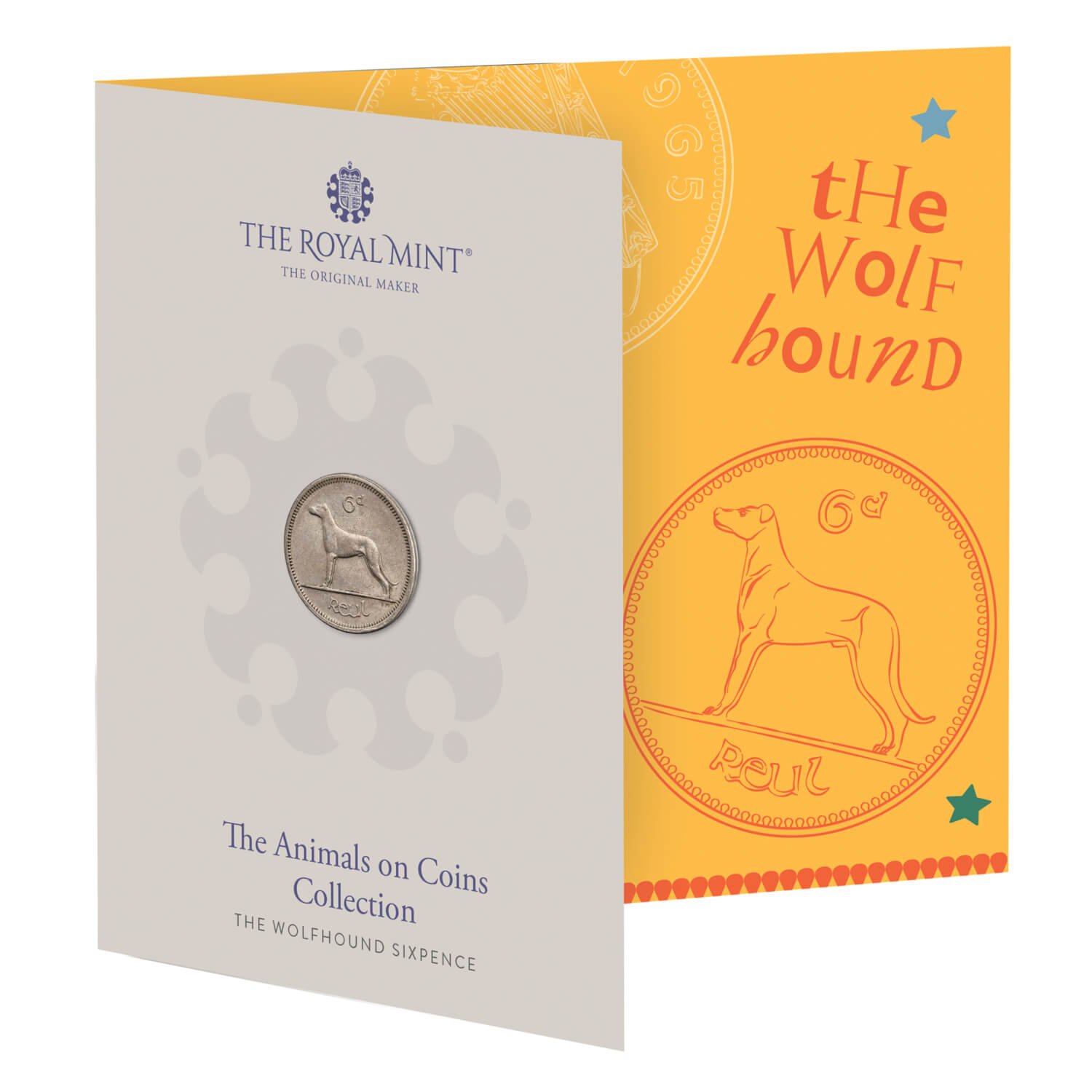 Animals on Coins | The Wolfhound Sixpence Animals on Coins | The Wolfhound Sixpence