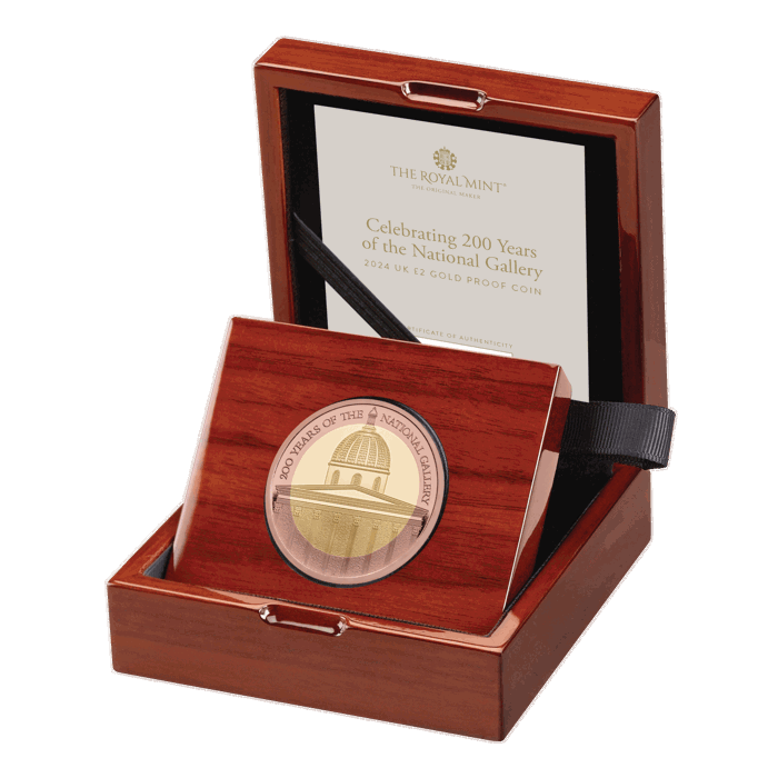 National Gallery 2024 UK £2 Gold Proof Coin 
