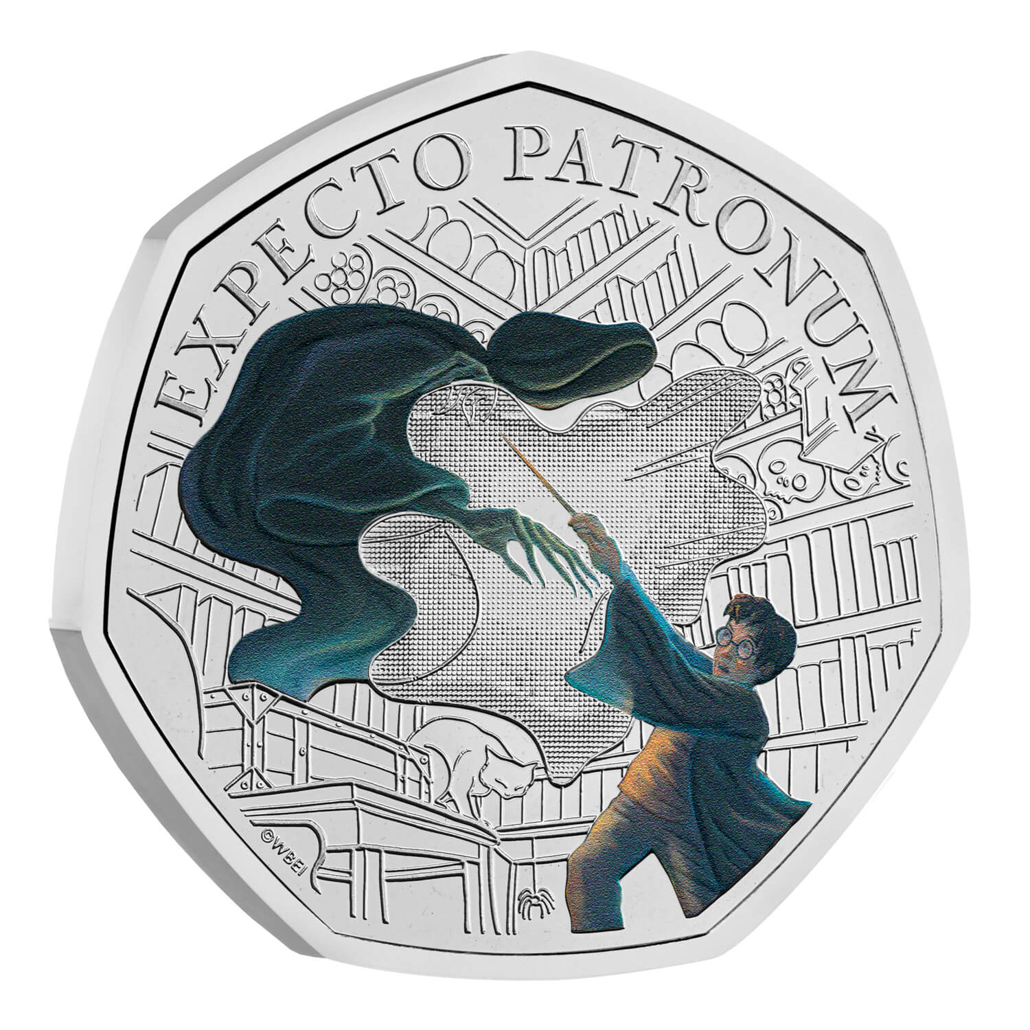 Harry Potter - The Patronus 2025 UK 50p Brilliant Uncirculated Colour Coin Harry Potter - The Patronus 2025 UK 50p Brilliant Uncirculated Colour Coin