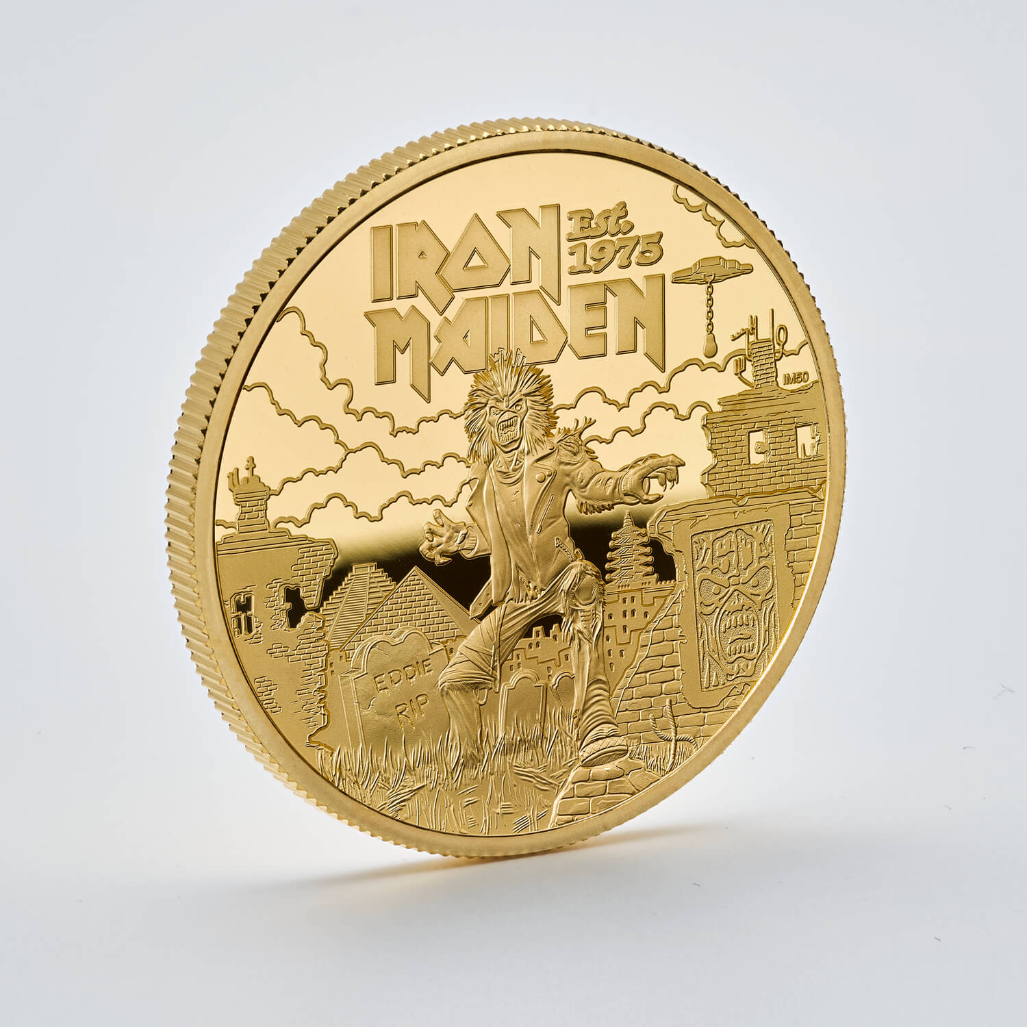 Iron Maiden 2025 UK 1oz Gold Proof Coin Iron Maiden 2025 UK 1oz Gold Proof Coin