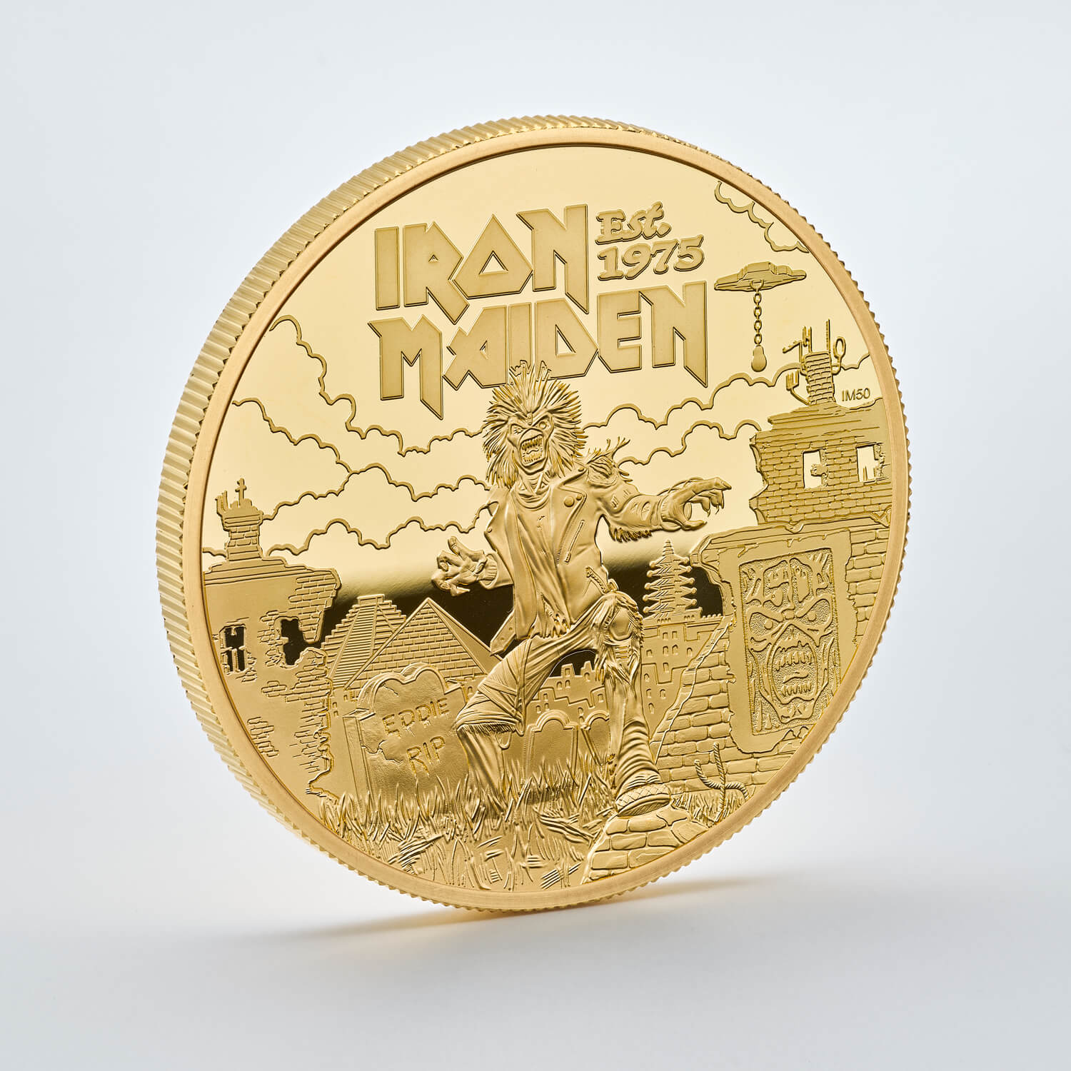 Iron Maiden 2025 UK 2oz Gold Proof Coin Iron Maiden 2025 UK 2oz Gold Proof Coin