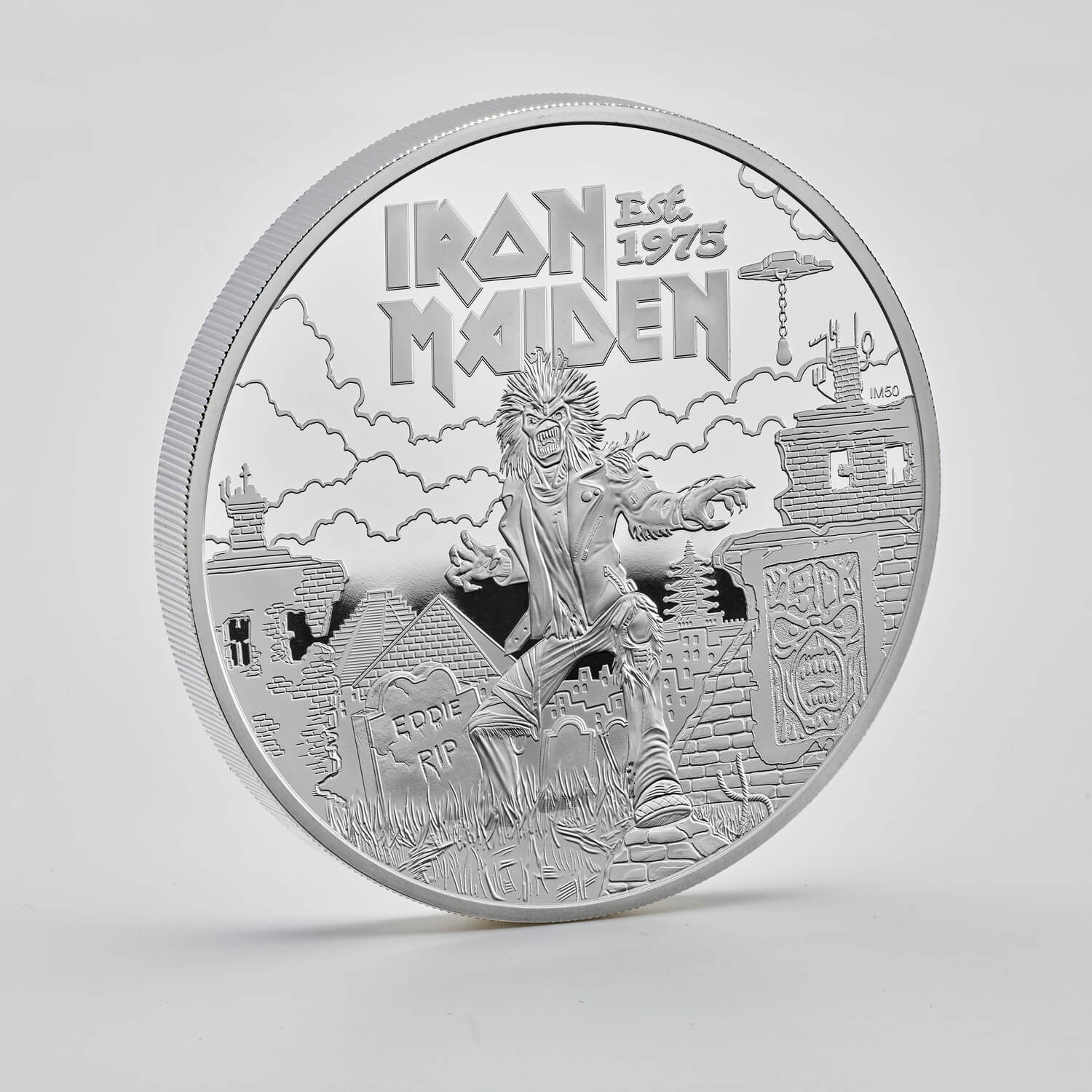 Iron Maiden 2025 UK 5oz Silver Proof Coin Iron Maiden 2025 UK 5oz Silver Proof Coin