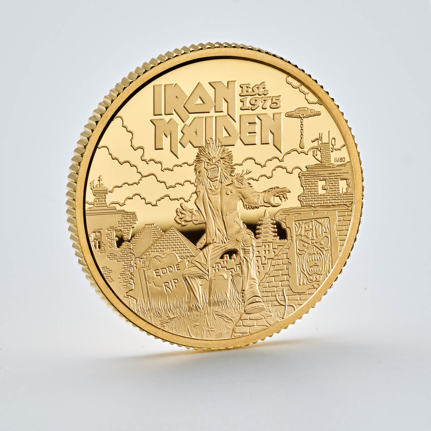 Iron Maiden 2025 UK 1/4oz Gold Proof Coin Iron Maiden 2025 UK 1/4oz Gold Proof Coin