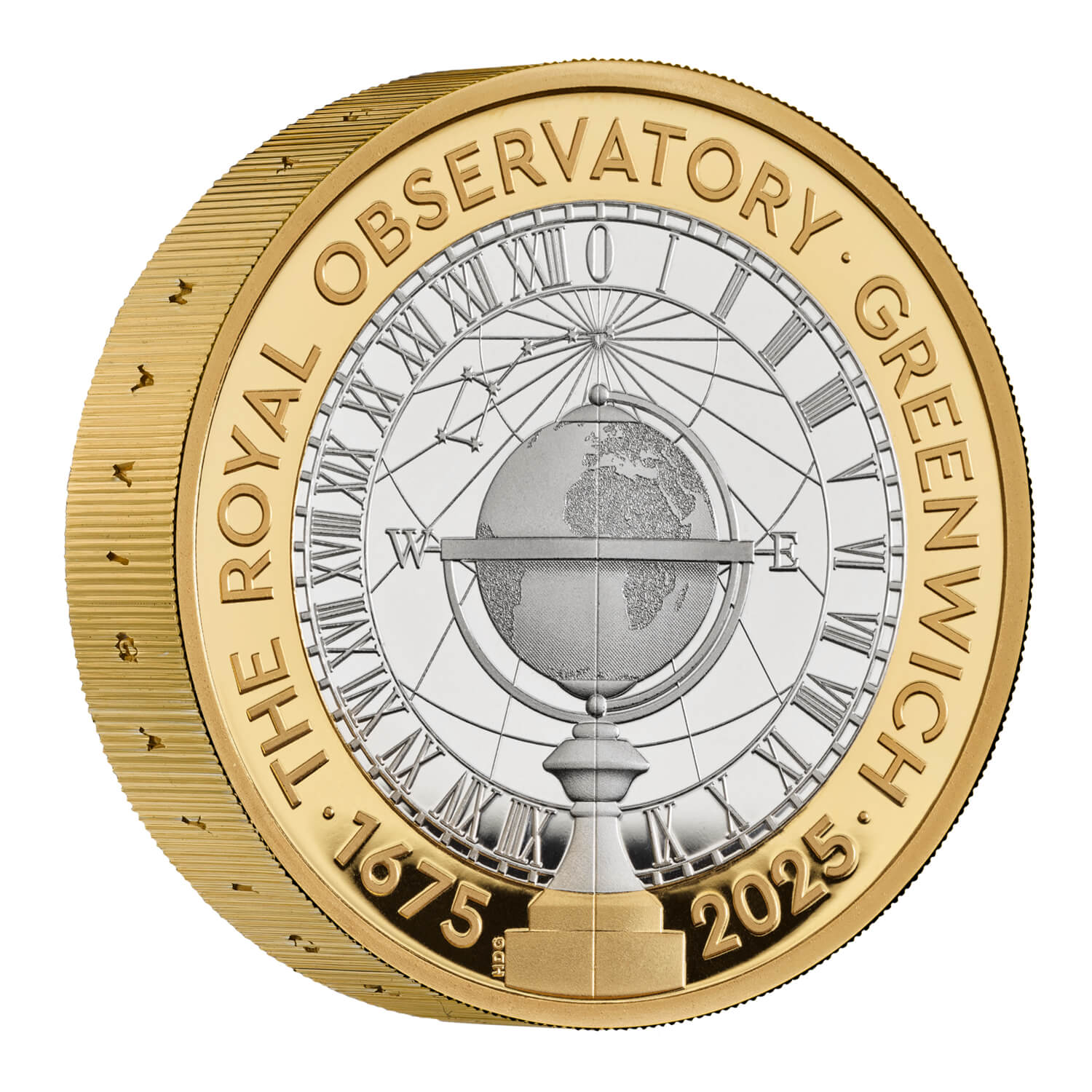 350 Years of the Royal Observatory, Greenwich 2025 UK £2 Silver Proof Piedfort Coin 350 Years of the Royal Observatory, Greenwich 2025 UK £2 Silver Proof Piedfort Coin