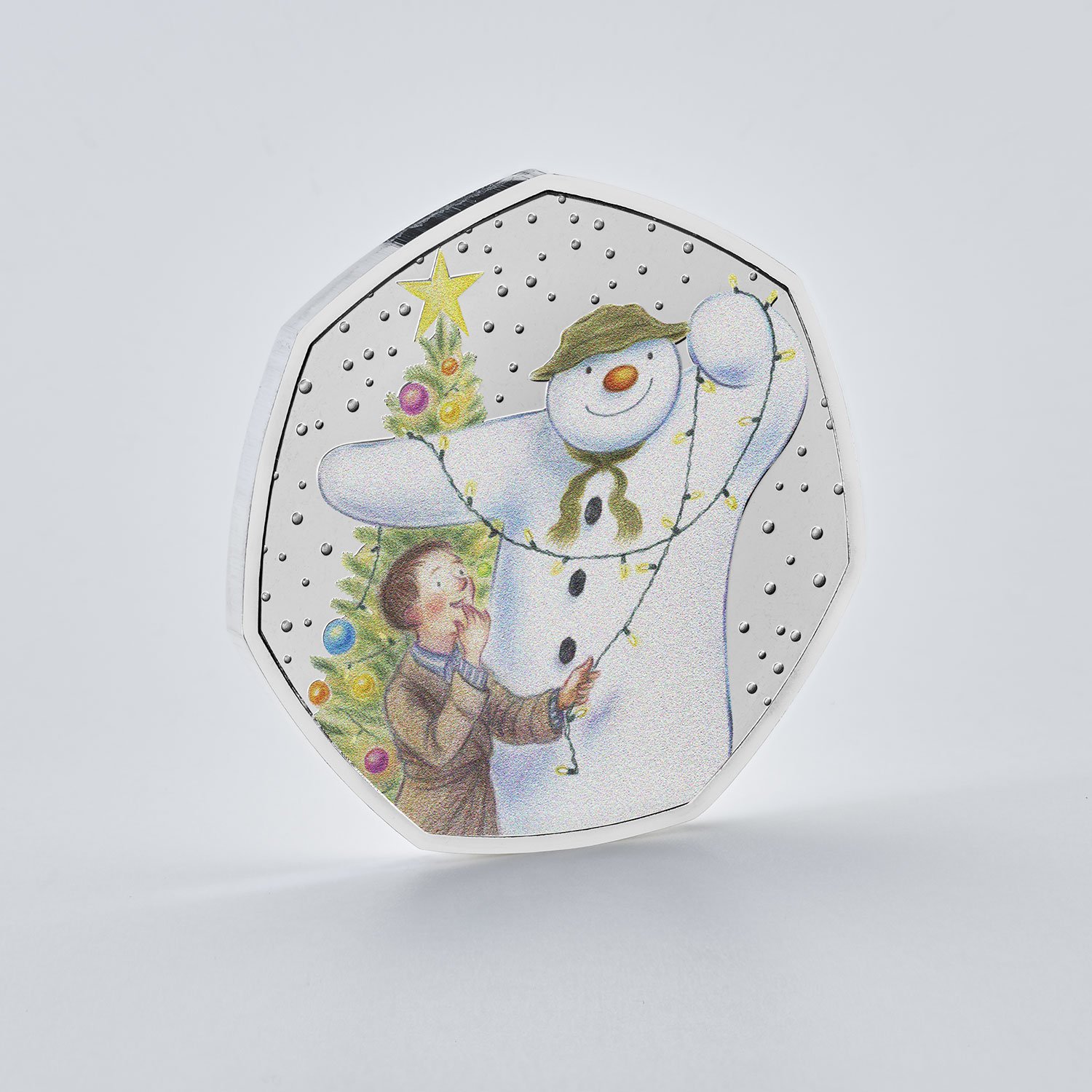 The Snowman 2025 UK 50P Brilliant Uncirculated Colour Coin The Snowman 2025 UK 50P Brilliant Uncirculated Colour Coin