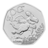 The reverse of the 2025 Zog 50p coin.