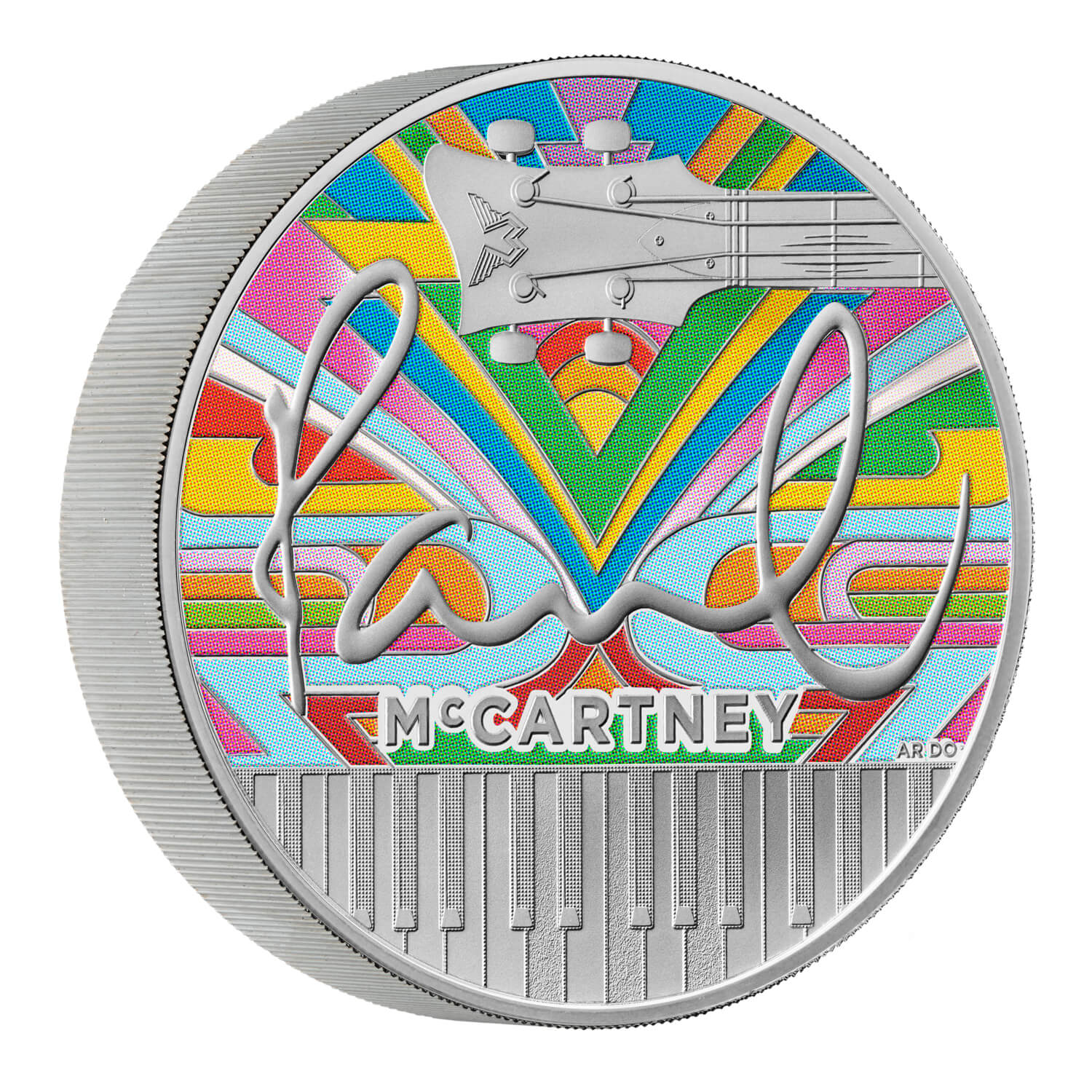 PaulMcCartney2024UK10ozSilverProofColourCoin