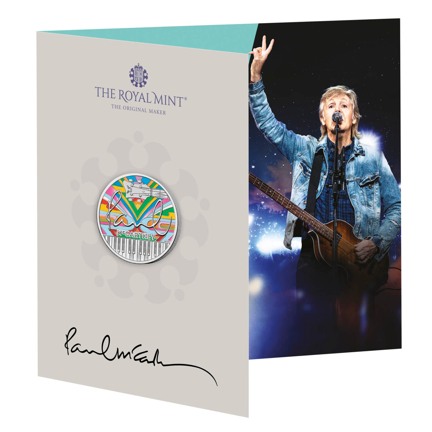 PaulMcCartney2024UK£5BrilliantUncirculatedColourCoin