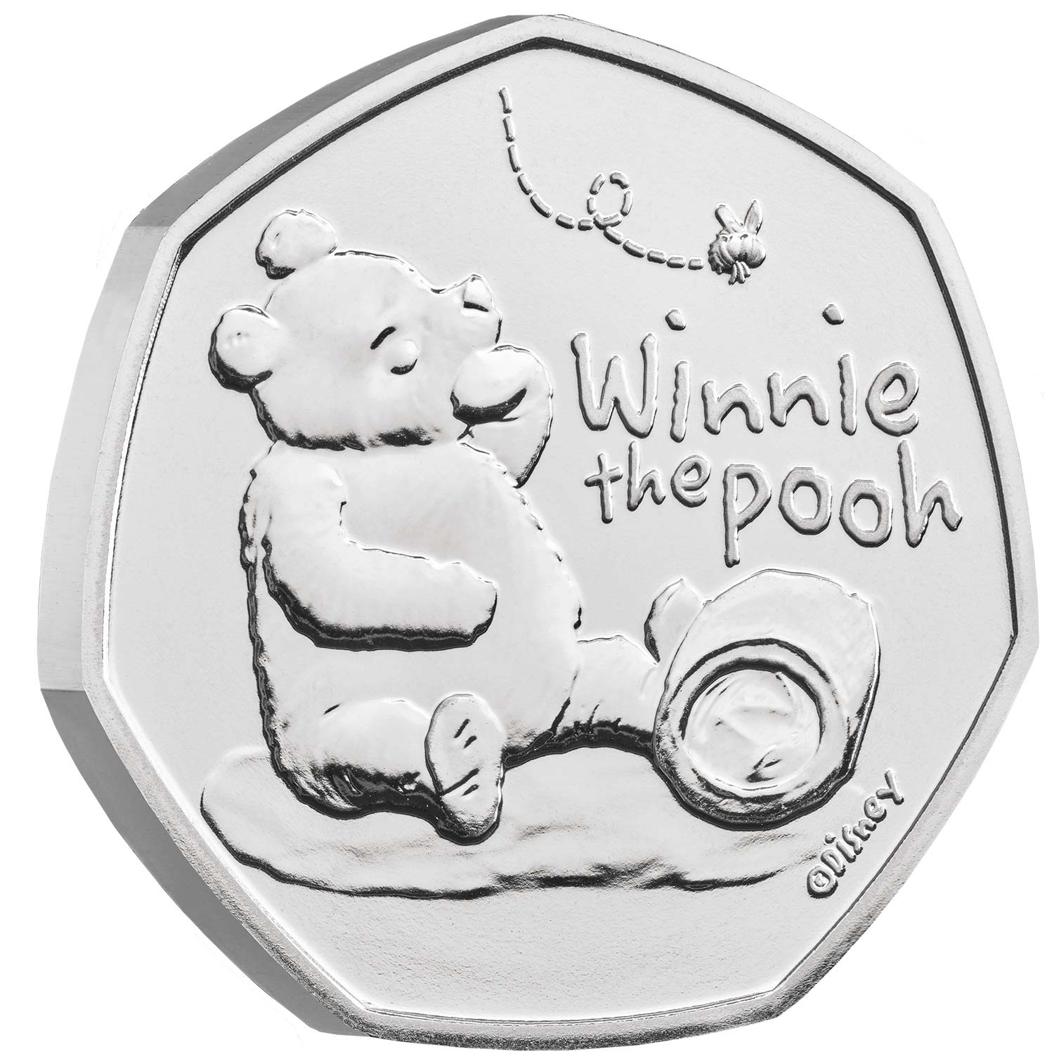 定番高評価2020 Winnie the pooh UK 50p 銀貨 コレクション