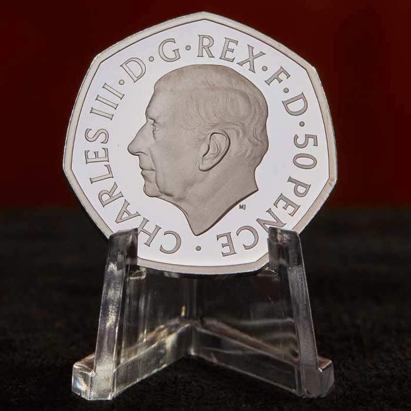 The Royal Mint begins production of the first circulating coins featuring King Charles III