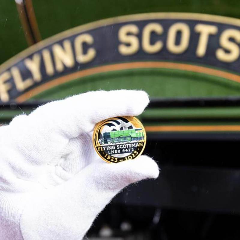 All Aboard! The Royal Mint celebrates the centenary of Flying Scotsman with a collectable £2 coin