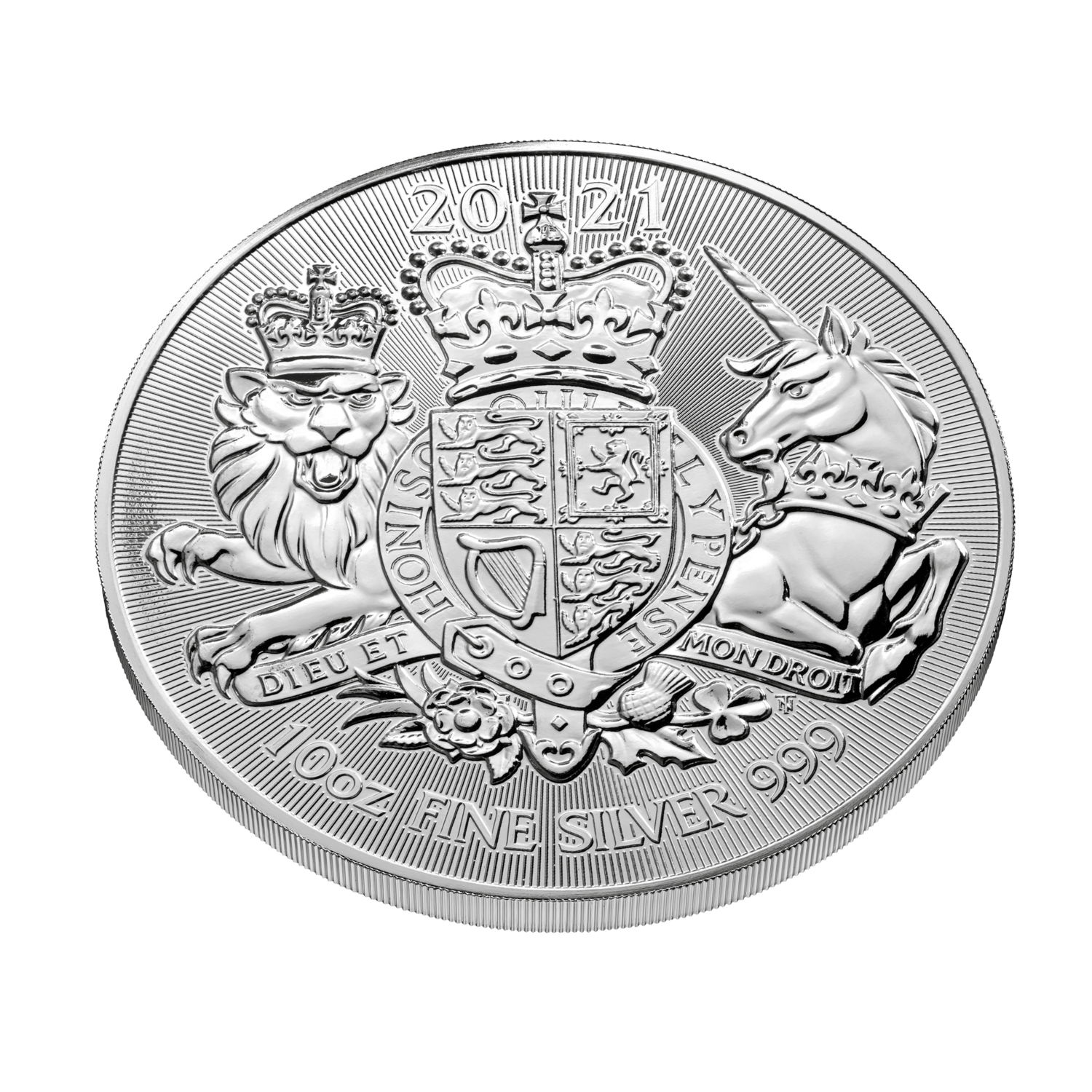 The Royal Arms 2021 10oz Silver Bullion Coin | The Royal Mint