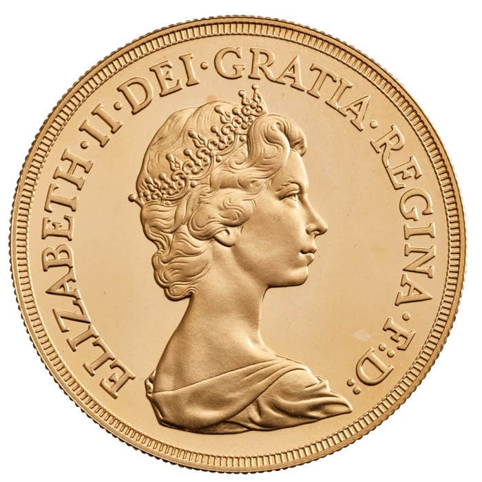 1980 Elizabeth II £5 Sovereign 