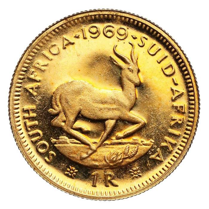 1965-1983 South Africa Gold 1 Rand 