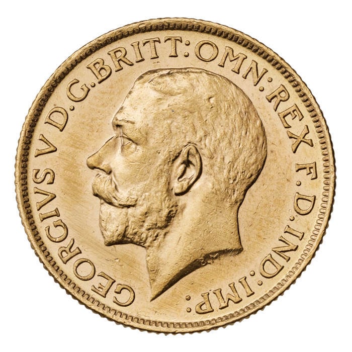1912 George V Sovereign, Sydney Mint Mark