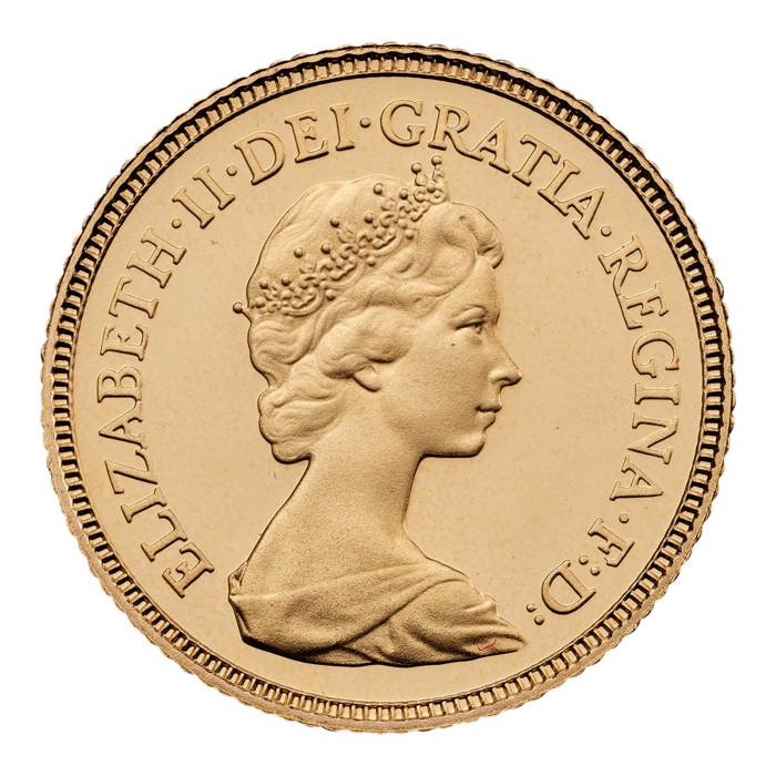 1980 Elizabeth II Half Sovereign Gold Coin