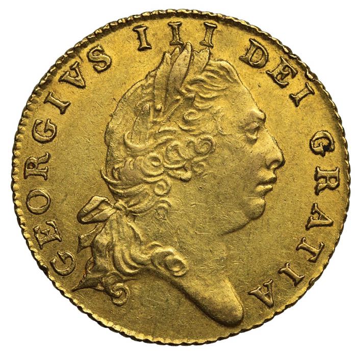 1801 George III Gold Half Guinea 