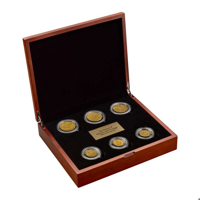 The History of Britain’s Gold Coinage Premium Six-Coin Set