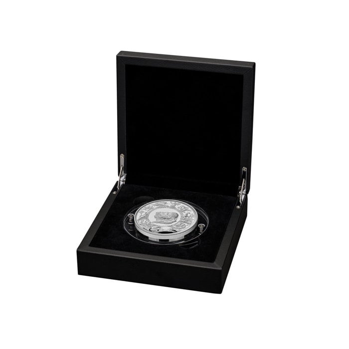 The Waterloo Medal Allied Leaders 2024 UK 5oz Silver Proof Coin 