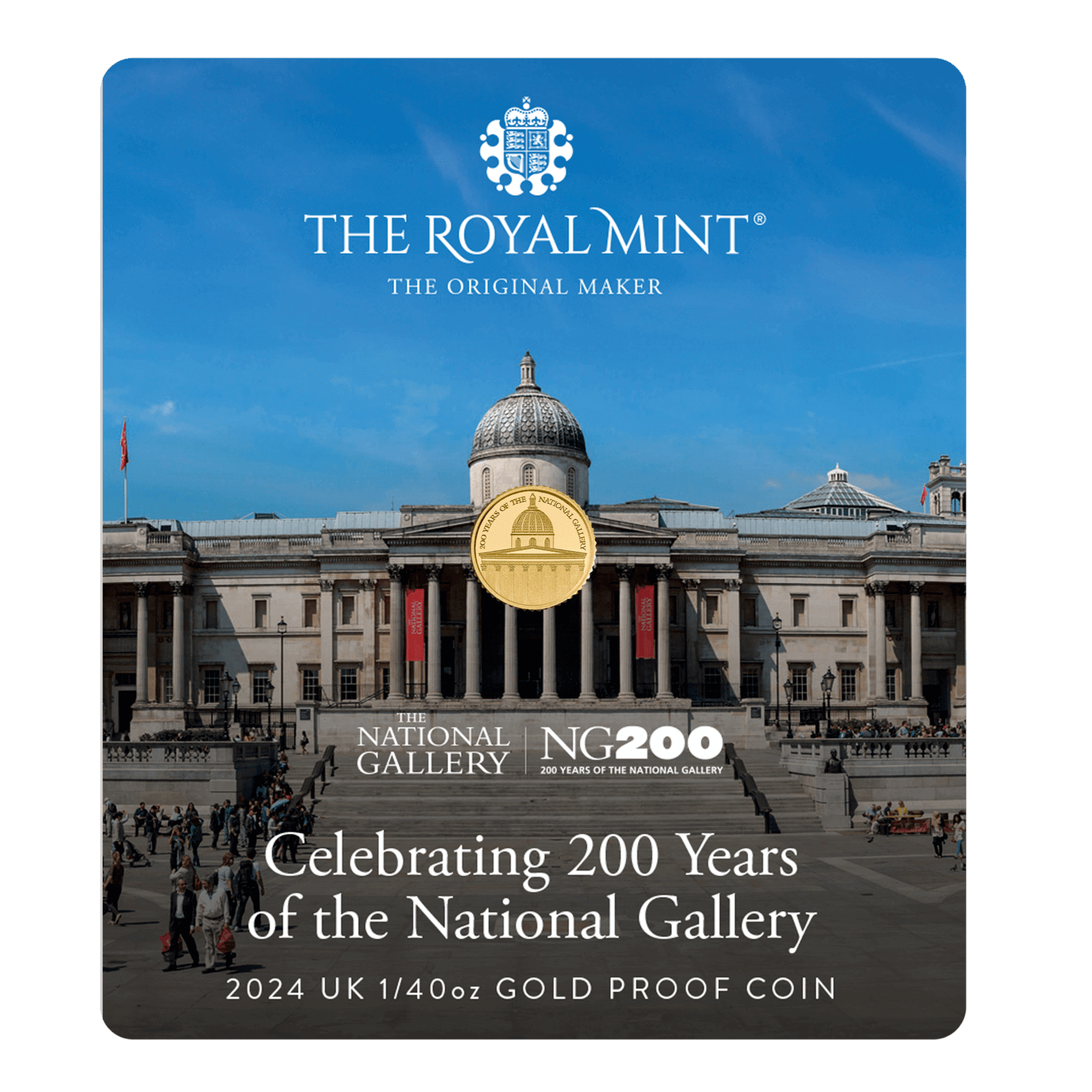 National Gallery 2024 UK 1 40oz Gold Proof Coin The Royal Mint