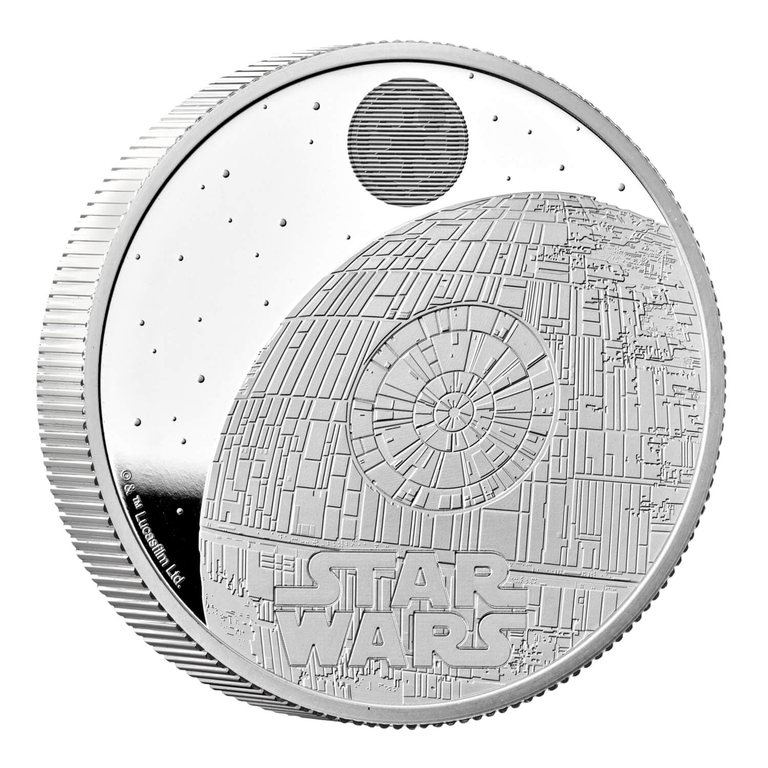 Star Wars Death Star ll 2024 UK 2oz Silver Proof Coin