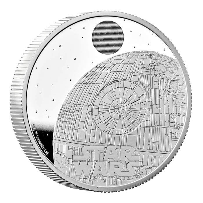Star Wars Death Star ll 2024 UK 2oz Silver Proof Coin 