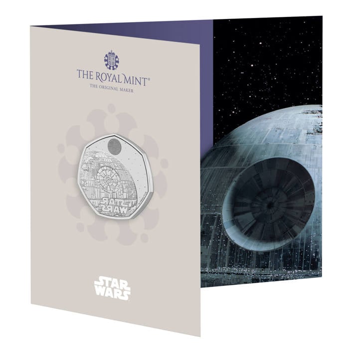 Star Wars Death Star ll 2024 UK 50p Brilliant Uncirculated Coin 