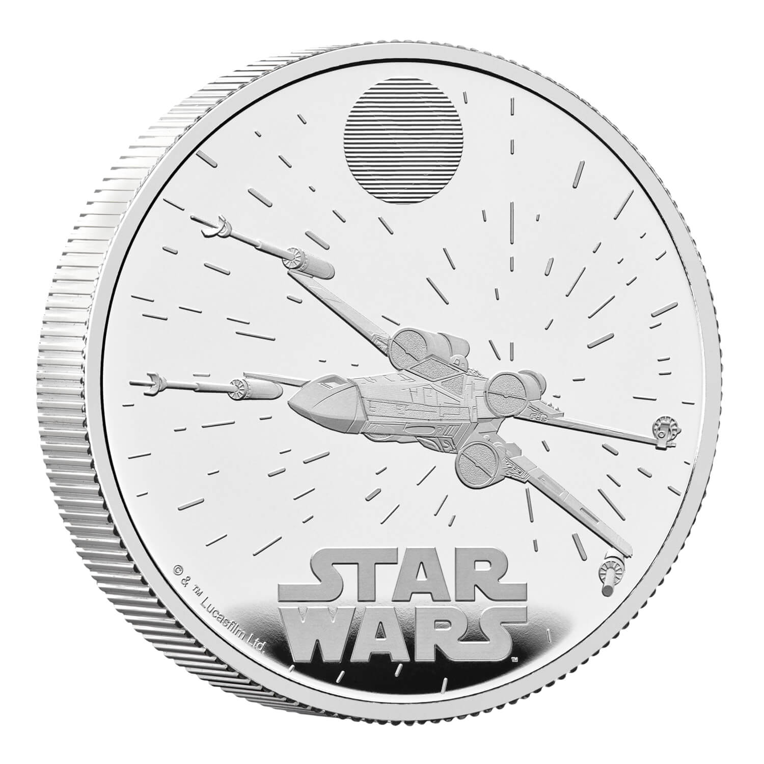 Star Wars X-Wing 2024 UK 2oz Silver Proof Coin