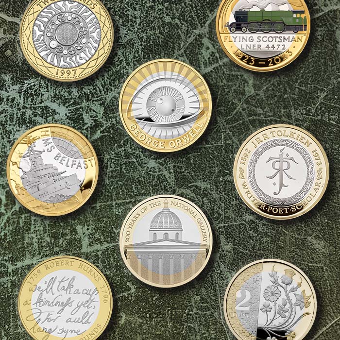 PREVIOUS £2 COIN DESIGNS