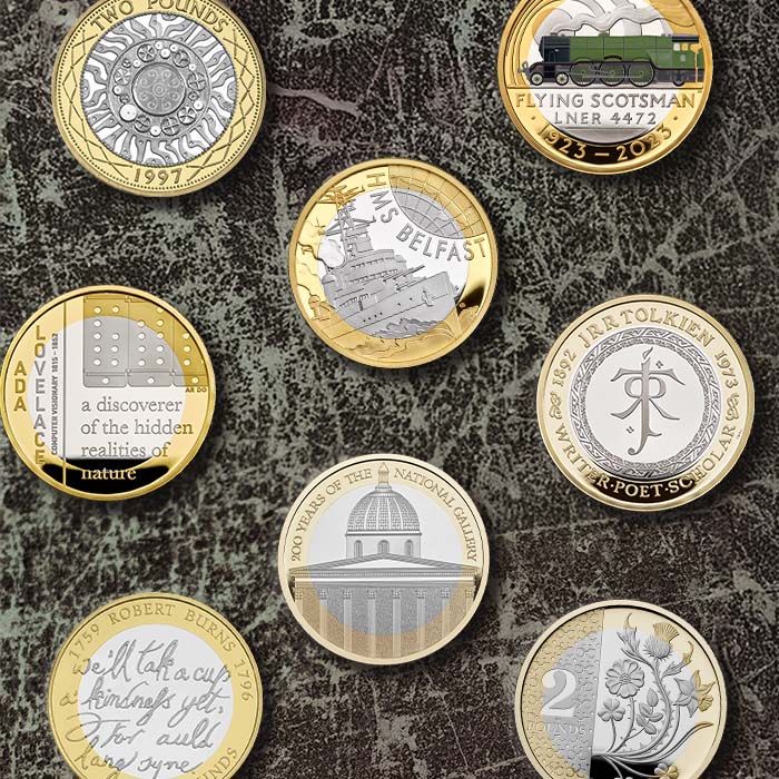 PREVIOUS £2 COIN DESIGNS