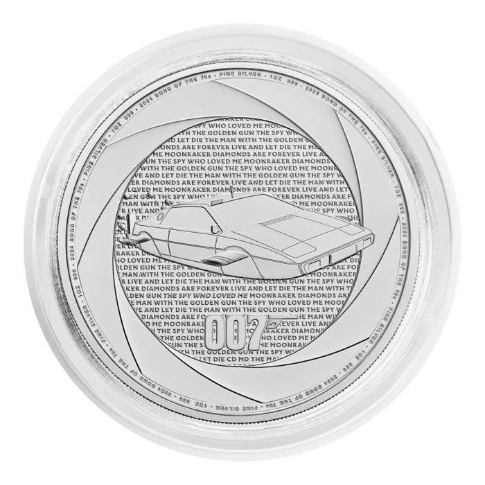Bond of the 1970s 2024 1oz Silver Bullion Coin