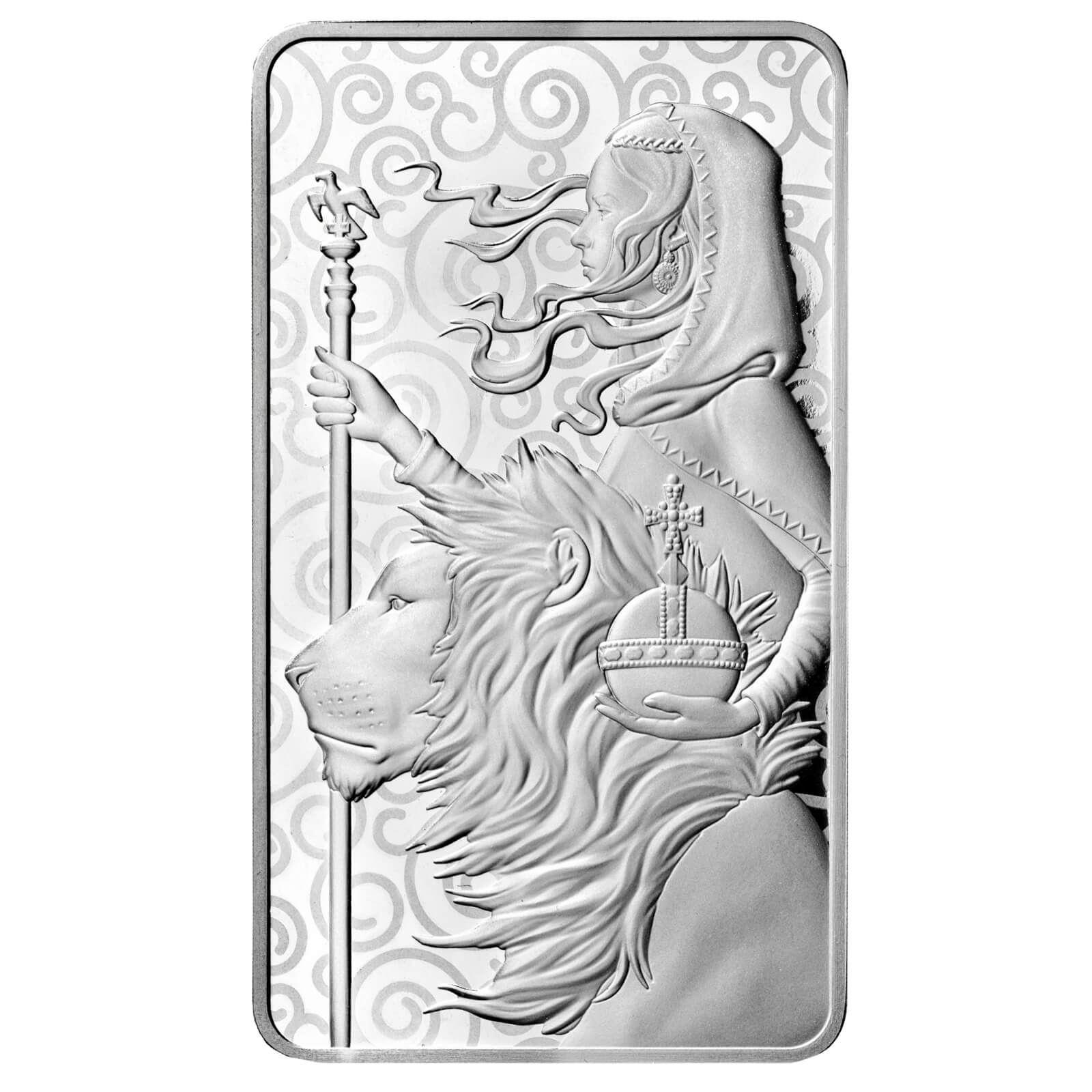 Una & the Lion 10 oz Silver Bar Minted | The Royal Mint