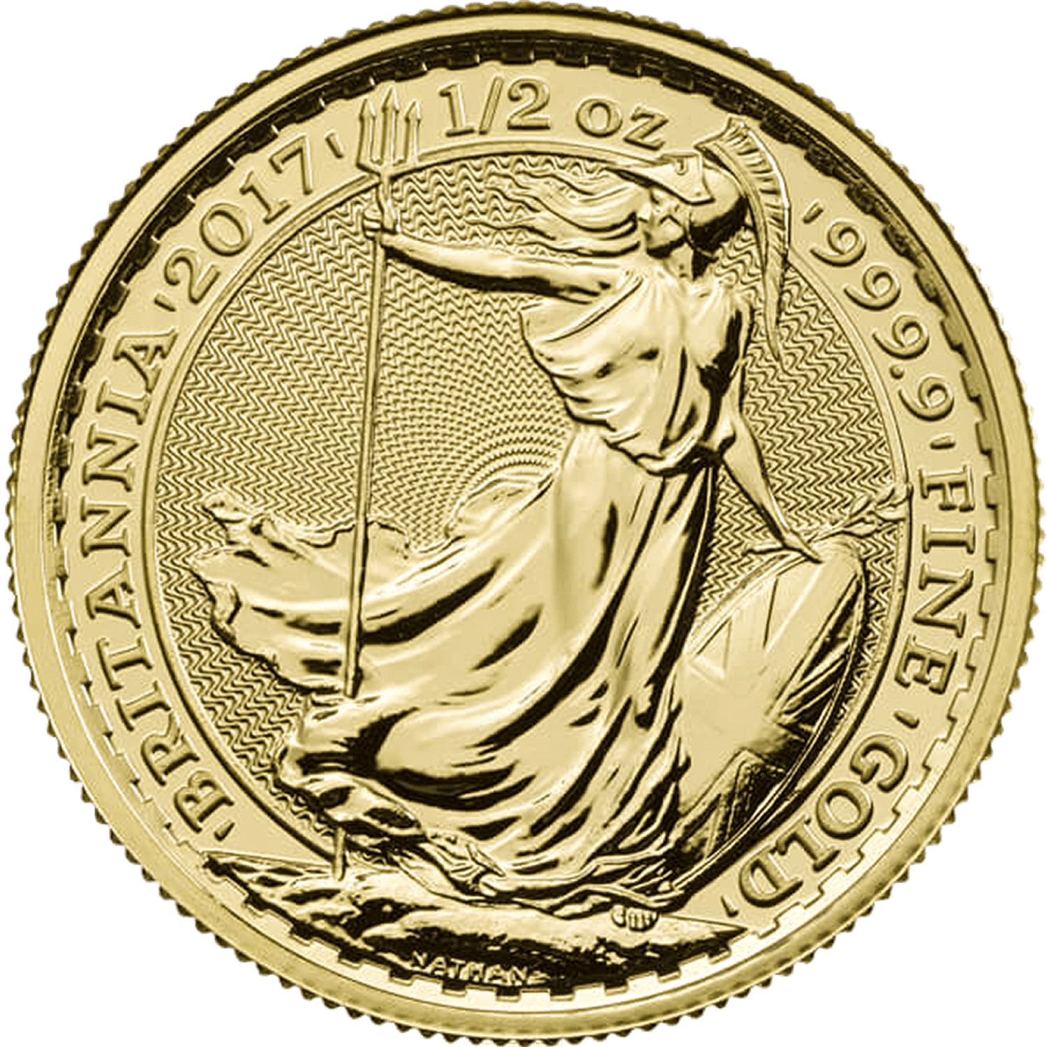 2017 Britannia 1/2 half ounce gold bullion coin | Royal Mint Bullion