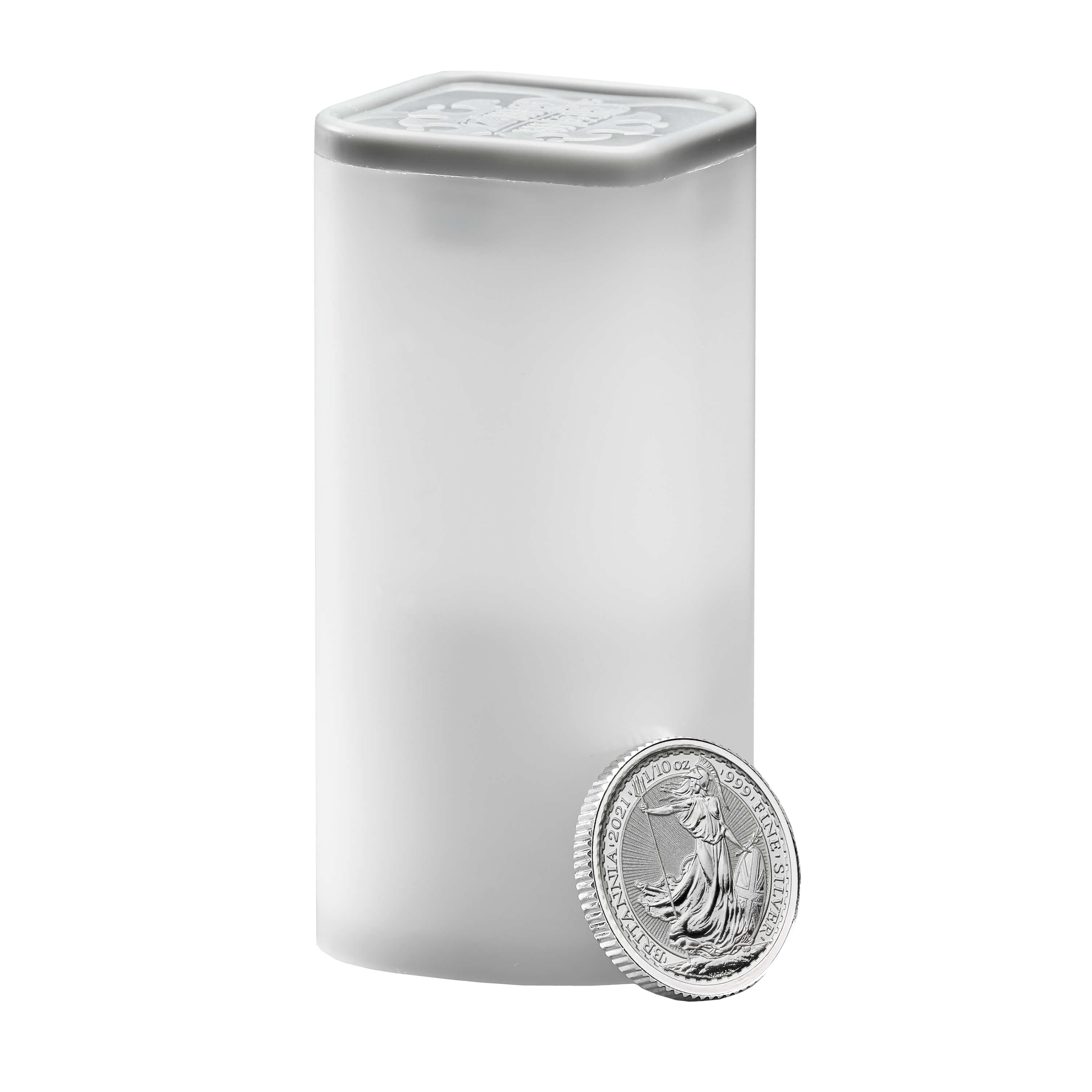 Britannia 2021 Silver 1/10oz Bullion Sixteen Coin Tube | The Royal