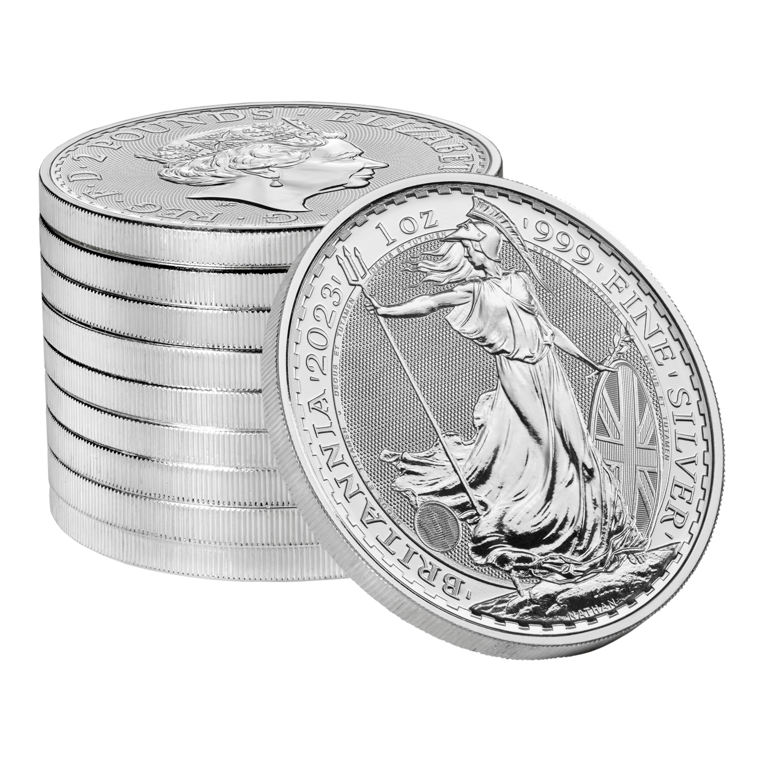 Britannia 2023 1 oz Silver Bullion Twenty Five Coin Tube