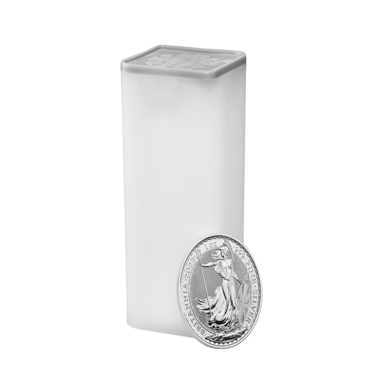 1oz Britannia 2023 Silver Bullion Twenty-Five Coin Tube