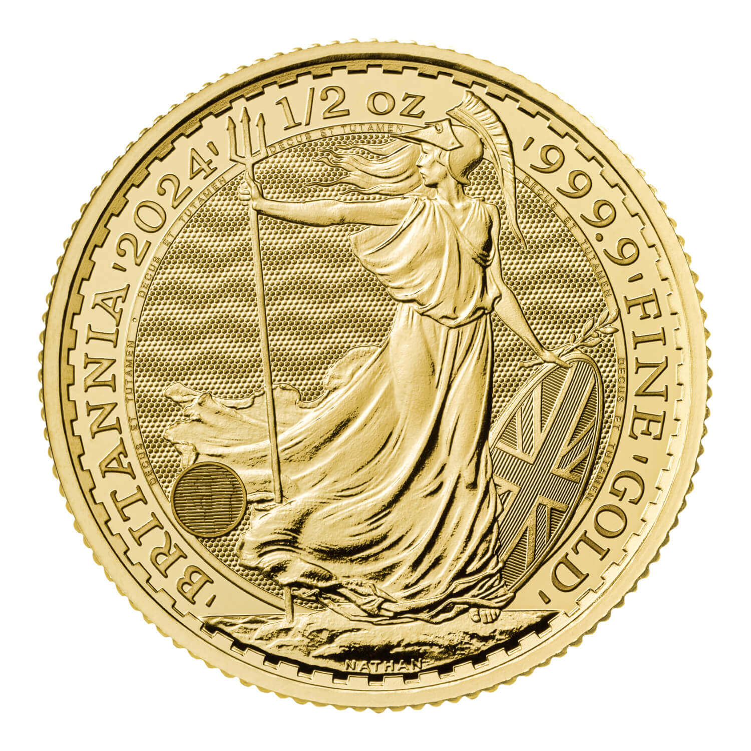 Britannia 2024 1 2 oz Gold Bullion Coin The Royal Mint