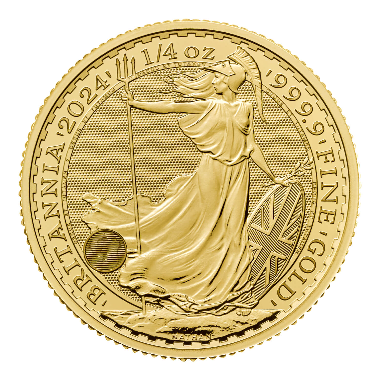 Britannia 2024 1 4 oz Gold Bullion Coin The Royal Mint