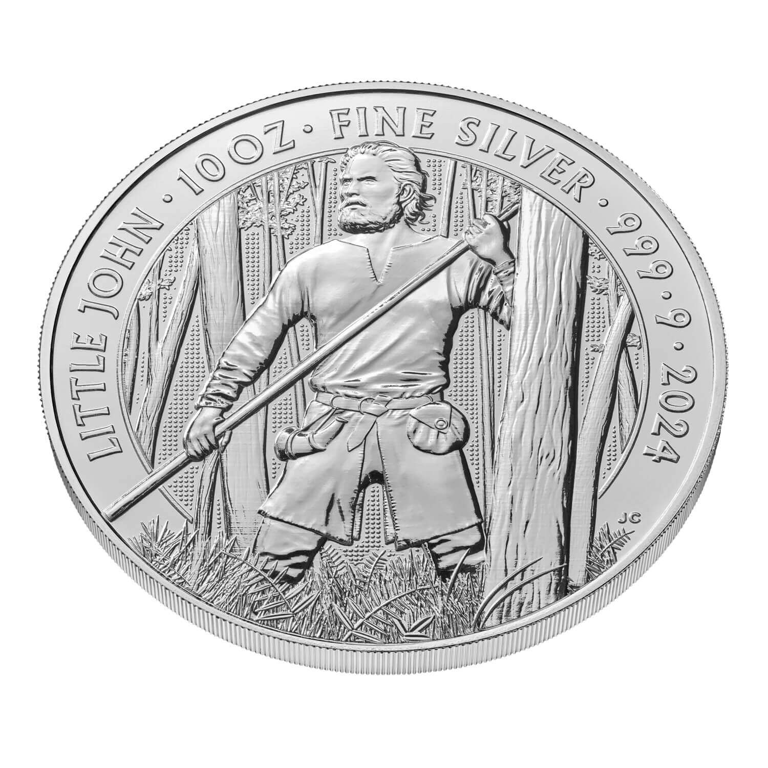 Little John 2024 10oz Silver Bullion Coin The Royal Mint