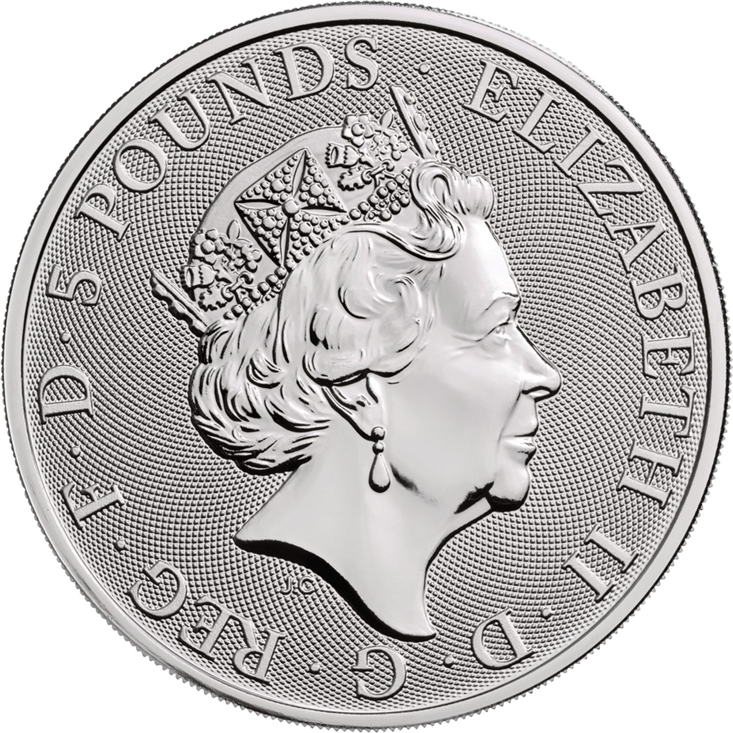 Queen's Beasts White Horse of Hanover Silver 2oz Coin | Royal Mint