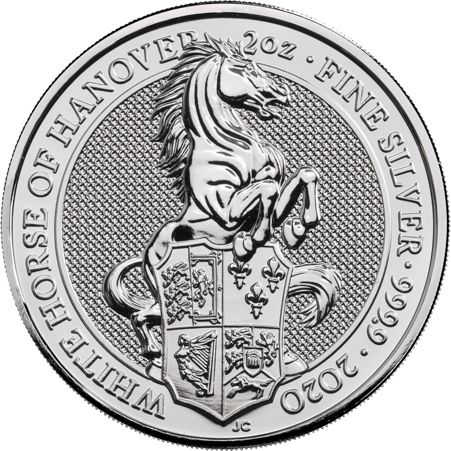 Queen's Beasts White Horse of Hanover Silver 2oz Coin | Royal Mint