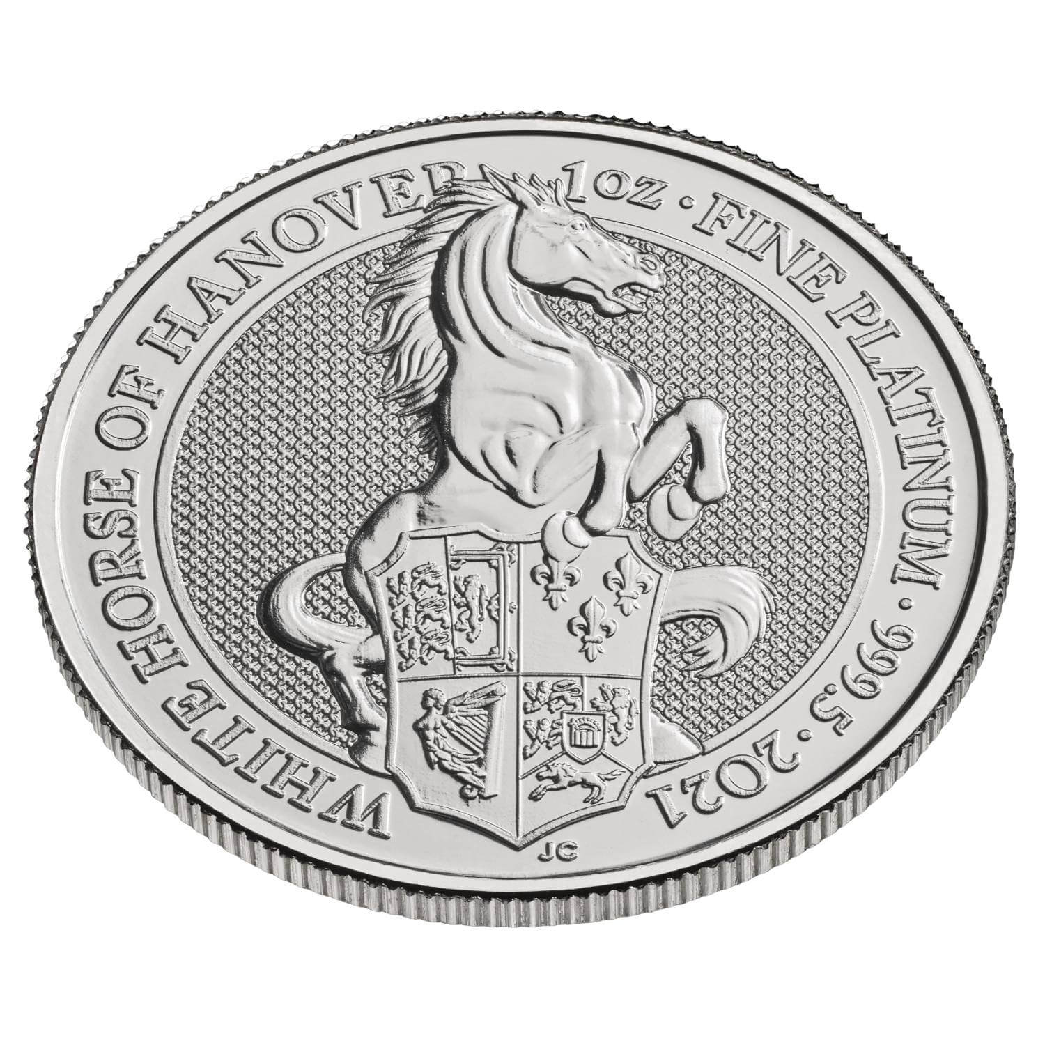 Queen's Beasts White Horse of Hanover 1oz Platinum Bullion Coin