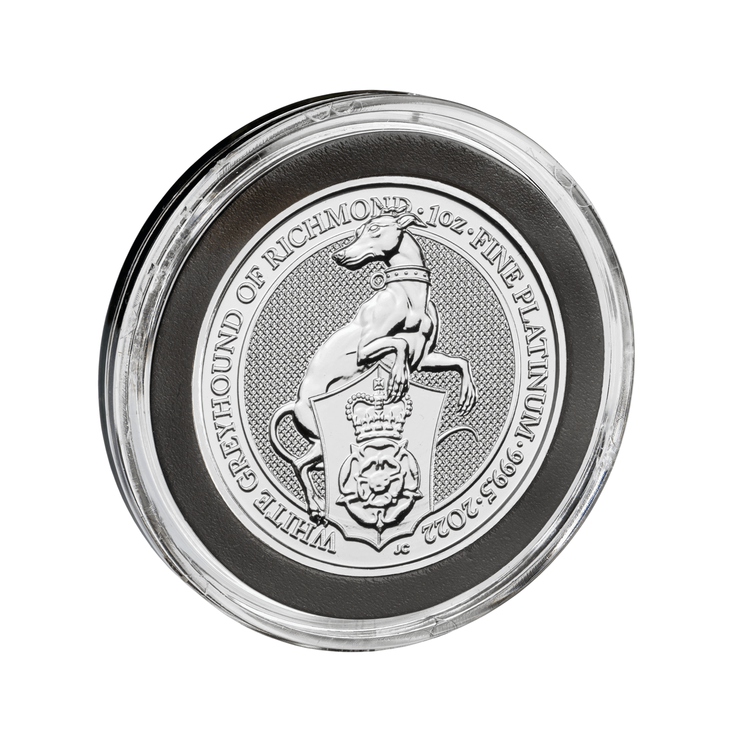 Queen's Beasts 2022 Greyhound of Richmond 1oz Platinum Coin