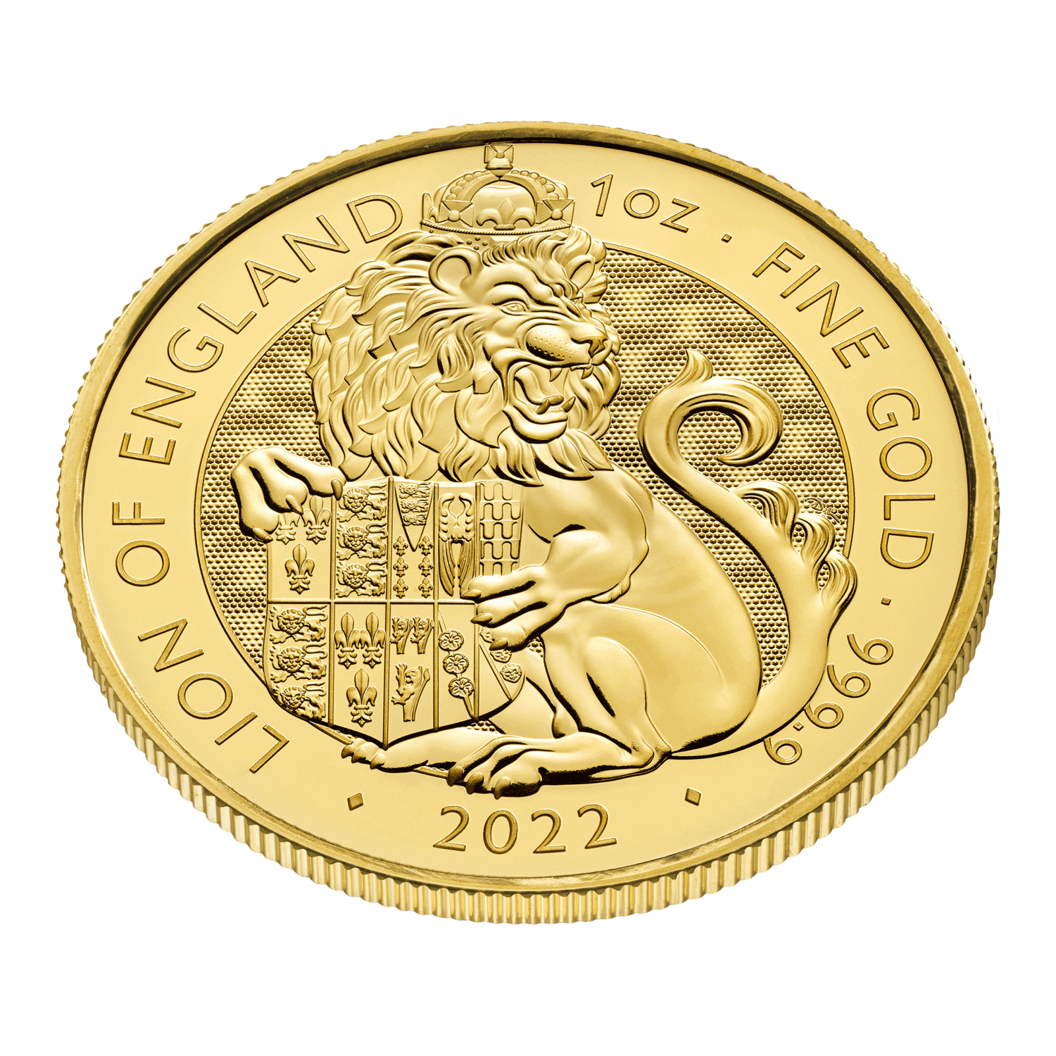 Royal Tudor Beasts 2022 Lion of England 1oz Gold Coin