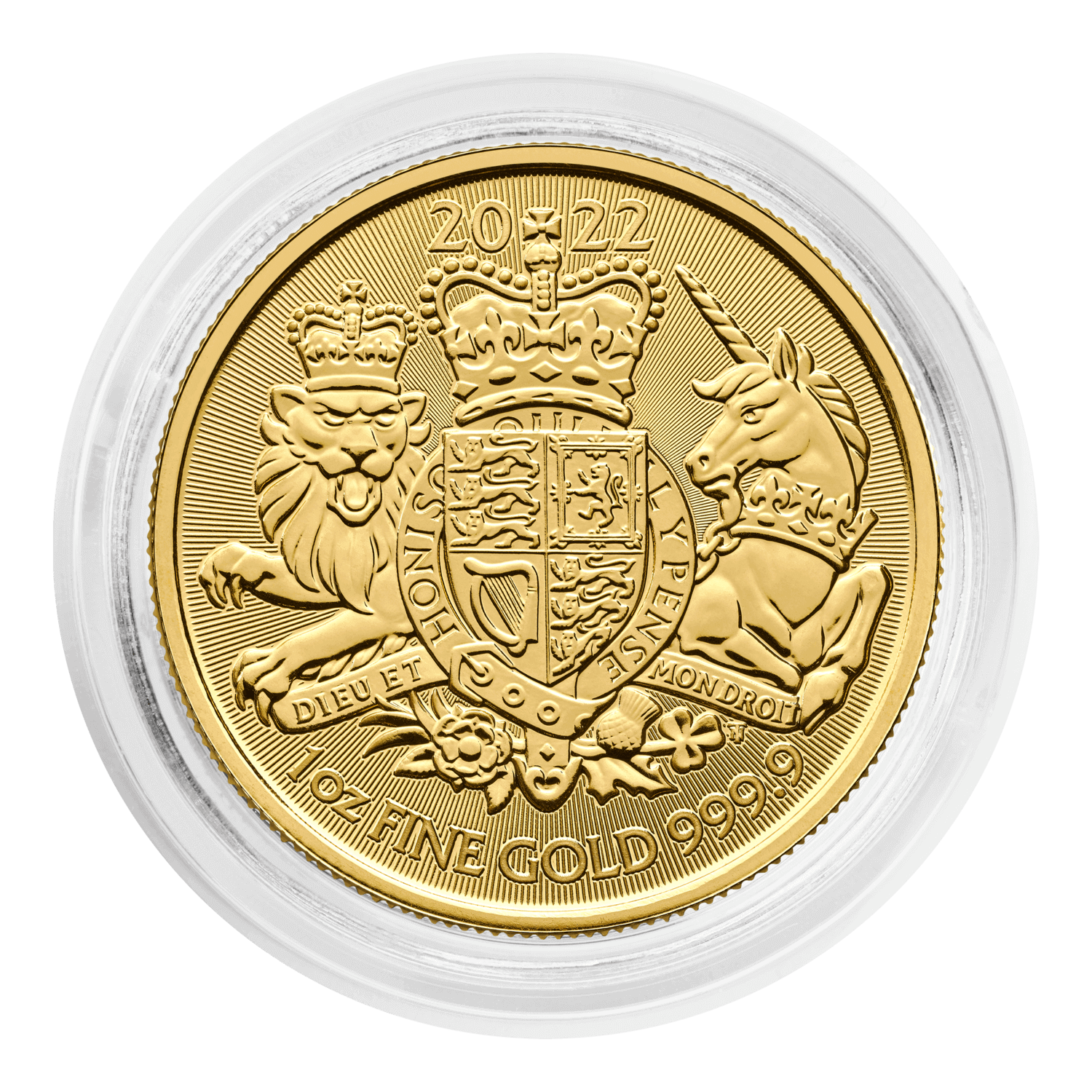 The Royal Arms 2022 1oz Gold Bullion Coin | The Royal Mint