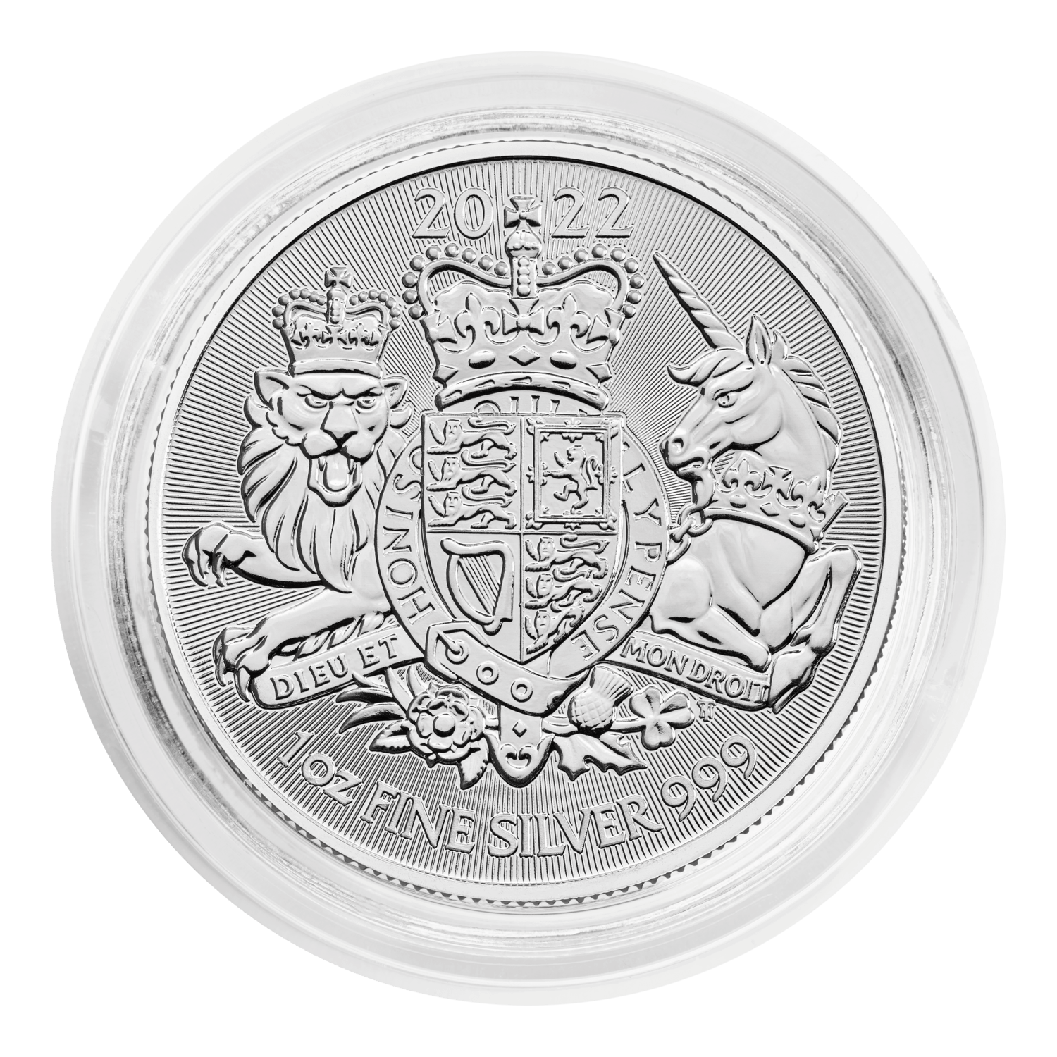 The Royal Arms 2022 1oz Silver Bullion Coin | The Royal Mint