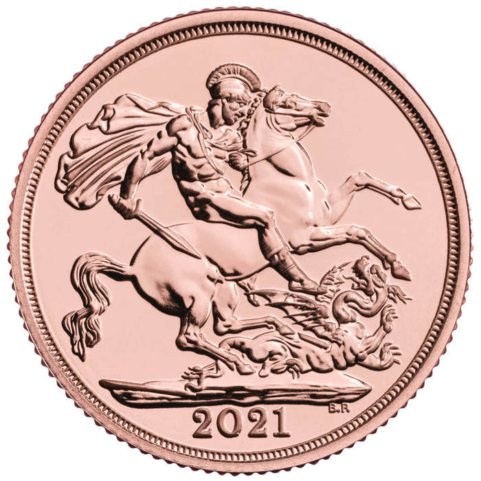 The Sovereign 2021  Gold Bullion Coin