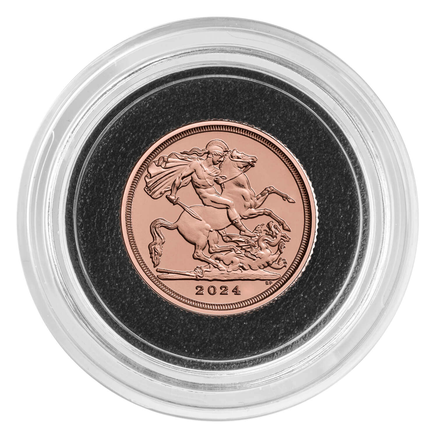 The Quarter Sovereign 2024 Gold Bullion Coin The Royal Mint   Ukb24qso   Bullion 2024 Quarter Sovereign Gold Coin Reverse Capsule 1500x1500 F3a2c67 