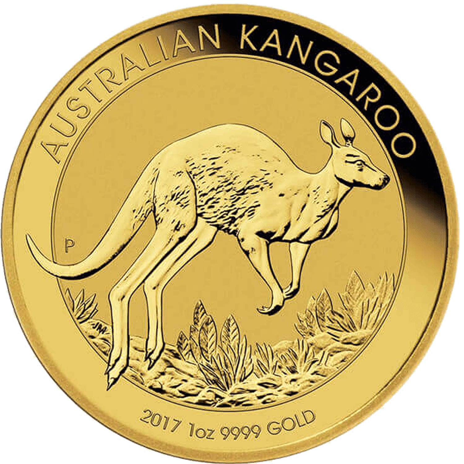 2017 1 oz Australia Gold Kangaroo Ten Coin Tube Perth Mint Royal Mint